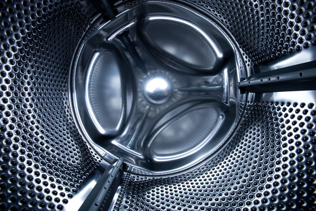 ドラム缶乾燥機の内部