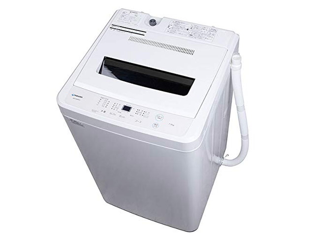maxzen 全自動 洗濯機 7.0kg 一人暮らし マクスゼン 風乾燥 槽洗浄 凍結防止 チャイルドロック ホワイト JW70WP01WH