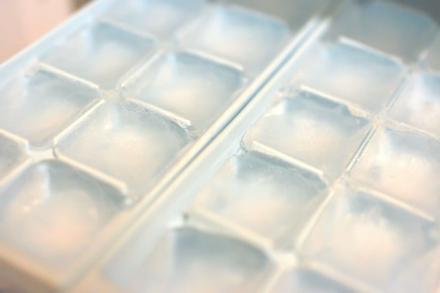 製氷皿の氷