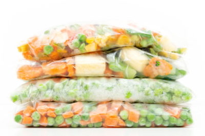 保存袋に入った冷凍カット野菜