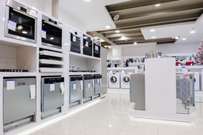 家電量販店の店内の様子