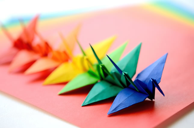 折り紙の鶴