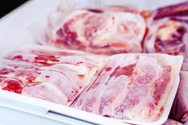 冷凍保存した肉