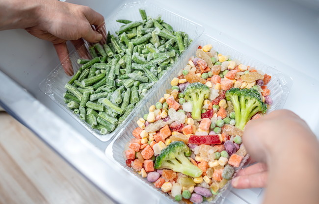 冷凍保存の野菜