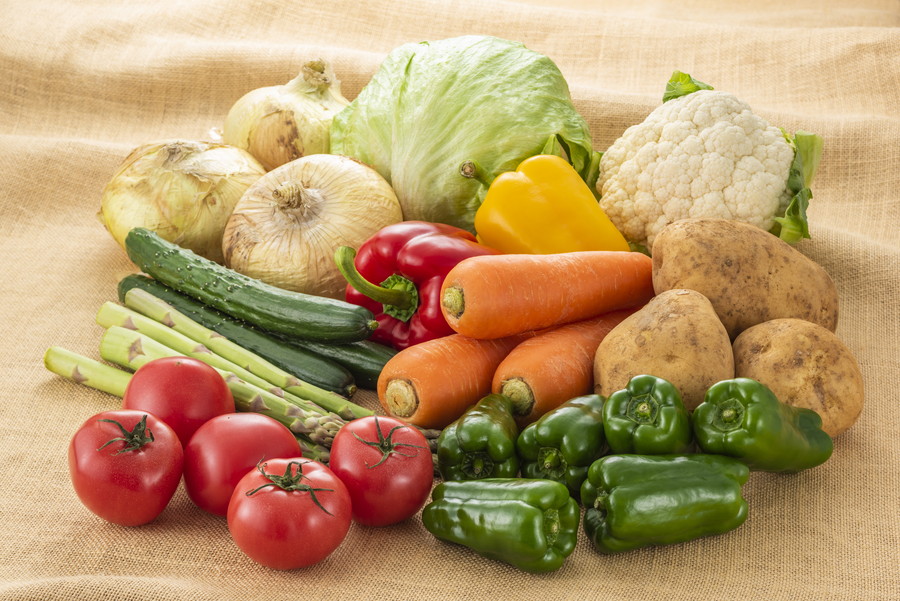 沢山の種類の野菜