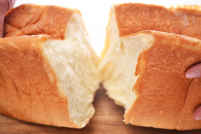 ふわふわの食パン