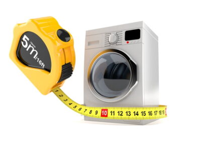 洗濯機のサイズを測るイメージ画像