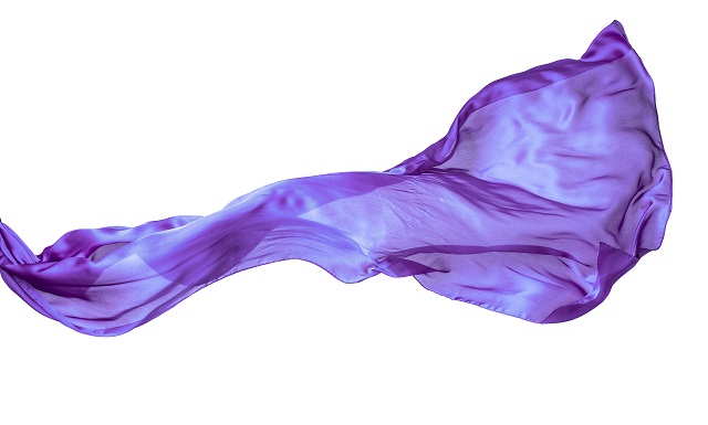 紫の布
