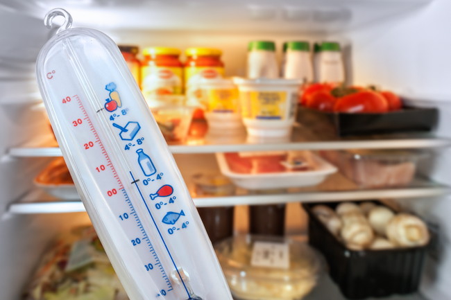 冷蔵庫の温度