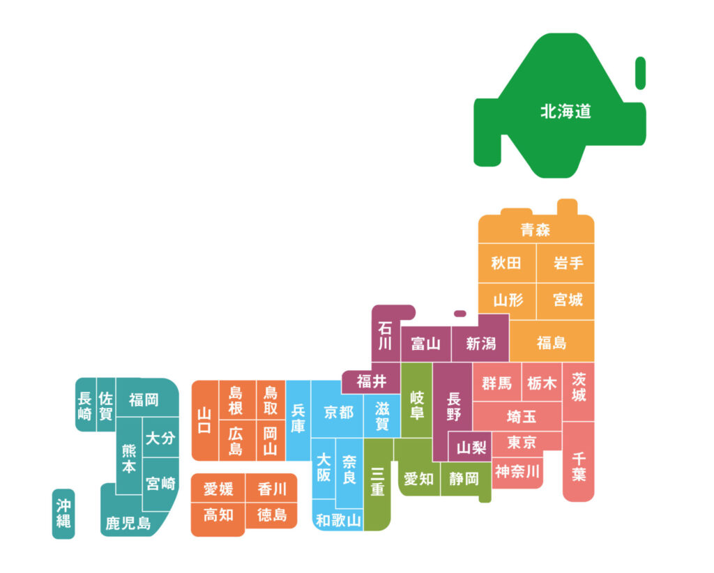 日本地図