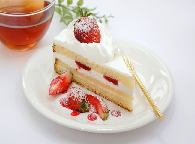 日本の苺のショートケーキ