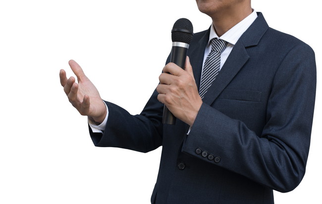 男性　マイク