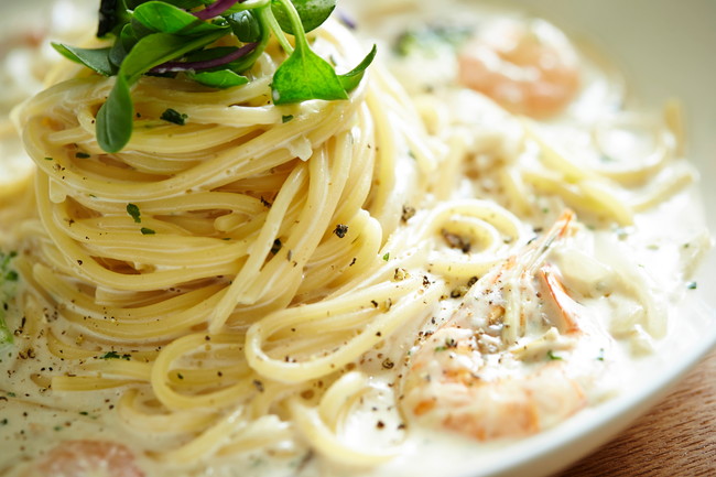 クリームパスタ