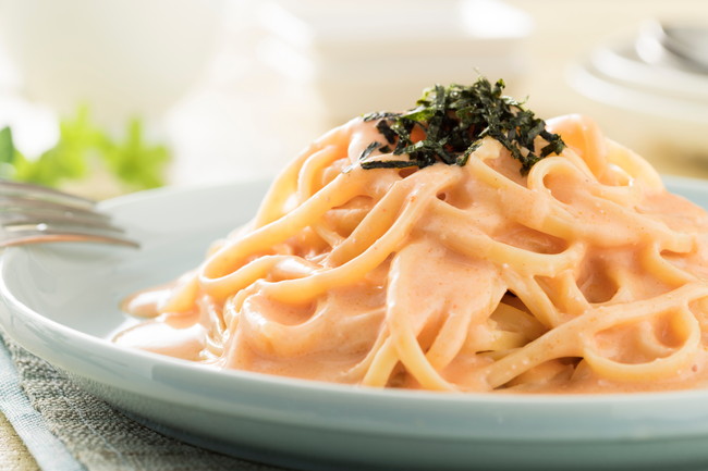 たらこクリームパスタ