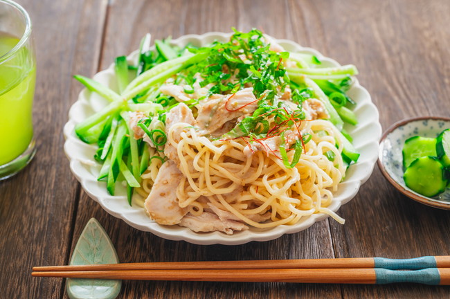 バンバンジー風冷やし中華