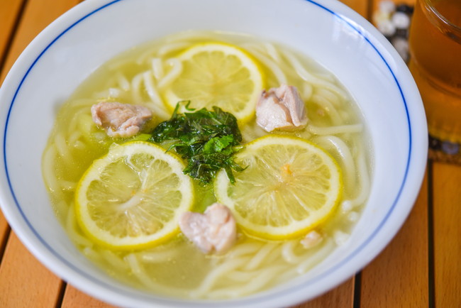 鶏レモンうどん