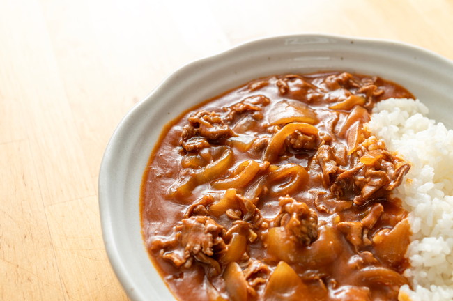 玉ねぎと豚肉のカレー