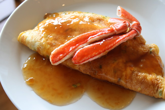 餡掛けオムレツ