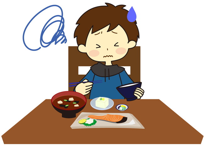 魚嫌い　子ども　イラスト