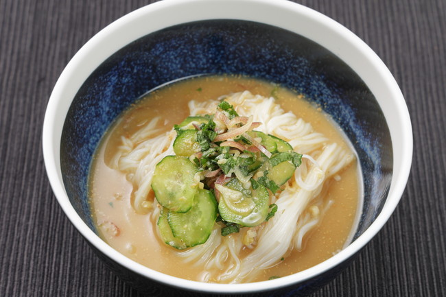 冷や汁　そうめん