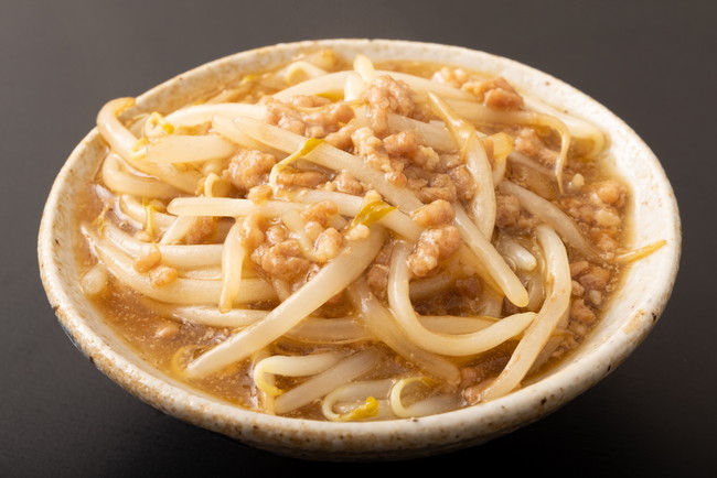 ひき肉のもやしあんかけ