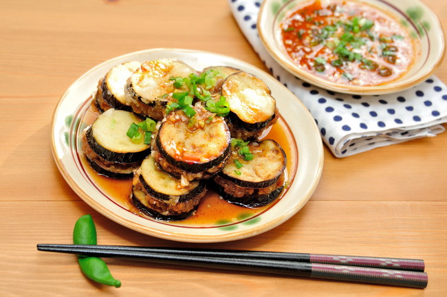 ナスのはさみ焼き