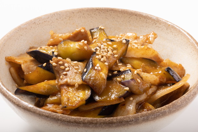 豚肉とナスの炒めもの